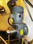 Used 10,000 DCI Gallon Mixing Tank with Vent on Top. Dish top and bottom electrically heated (previously used for liquid sugar). Bottom side manway, bottom side agitator 6.25hp Reuland motor. 11'-6