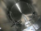 Used DCI 316L stainless steel storage tank, 10,000 gallon capacity, horizontal design. 120