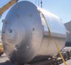 Used DCI Pressure Tank, 11,500 Gallon, 316L Electro-Slag Re-Melt Stainless Steel, Vertical. 156