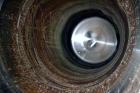 Used DCI Jacketed Silo, 3341 Cubic Feet (25,000 Gallon), Stainless Steel. Approximate 144