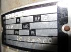 Used DCI Jacketed Silo, 3341 Cubic Feet (25,000 Gallon), Stainless Steel. Approximate 144