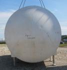 Used DCI Storage Tank, 7,500 Gallon, 304 Stainless Steel, Horizontal. 120” Diameter x 154” straight side, dished ends. Internal rated 15 psi at 100 degrees F, 30 square feet of bottom side wall dimpl...
