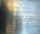 Used 10,500 Gallon Stainless Steel  DCI Dimple Jacketed Tank