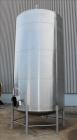 Used DCI Storage Tank, 5,200 Gallon, 316/316L Stainless Steel, Vertical.