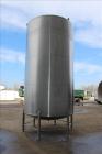 Used DCI Storage Tank, 5,200 Gallon, 316/316L Stainless Steel, Vertical.