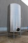 Used DCI Storage Tank, 5,200 Gallon, 316/316L Stainless Steel, Vertical.