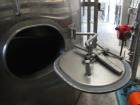 Used DCI Food Grade Silo, 10,000 Gallon, 304 Stainless Steel, Vertical.