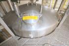Used DCI 7,500 Gallon Jacketed Mix Tank, 316L Stainless Steel