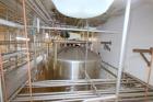Used DCI 7,500 Gallon Jacketed Mix Tank, 316L Stainless Steel