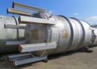 Used-10,000 Gallon DKME Pressure Tank, 316 stainless steel, approimately 10' diameter x 16' straight side, dish top and bott...