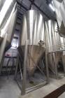 Used-DME Brewing Services Vertical Stainless Steel Fermentation Tank; 240 BBL