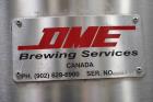 Used-DME Brewing Services Vertical Stainless Steel Fermentation Tank; 240 BBL