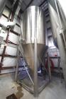 Used-DME Brewing Services Vertical Stainless Steel Fermentation Tank; 240 BBL