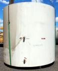Used Damrow Tank, 5000 Gallon, 304 Stainless Steel, Vertical. 120” Diameter x 110” straight side, slight coned top, sloped bottom. Partial side wall dimple jacketed, no rating. Insulated with carbon ...