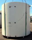 Used Damrow Tank, 5000 Gallon, 304 Stainless Steel, Vertical. 120” Diameter x 110” straight side, slight coned top, sloped bottom. Partial side wall dimple jacketed, no rating. Insulated with carbon ...