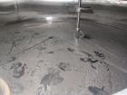 Used Damrow Tank, 5000 Gallon, 304 Stainless Steel, Vertical. 120” Diameter x 110” straight side, slight coned top, sloped bottom. Partial side wall dimple jacketed, no rating. Insulated with carbon ...