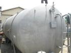 Used-Stainless Steel Tank, 7,500 gallon capacity. 8' Diameter x 19' straight side, dished ends, horizontal orientation. Manu...