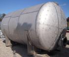 Used: Douglas Brothers pressure tank, 8970 gallon, stainless steel, horizontal. Approximately 114