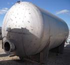 Used: Douglas Brothers pressure tank, 8970 gallon, stainless steel, horizontal. Approximately 114