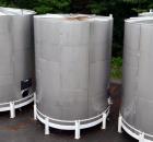 Used 15000 Gallon Douglas Brothers 304 Stainless Steel Vertical Tank