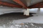 Used 11500 Gallon Douglas Brothers 304 Stainless Steel Vertical Tank