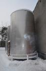 Used 11500 Gallon Douglas Brothers 304 Stainless Steel Vertical Tank