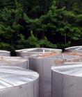 Used 15000 Gallon Douglas Brothers 304 Stainless Steel Vertical Tank