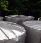 Used 15000 Gallon Douglas Brothers 304 Stainless Steel Vertical Tank