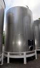 Used 15000 Gallon Douglas Brother 304 Stainless Steel Vertical Tank