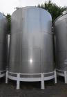Used 15000 Gallon Douglas Brother 304 Stainless Steel Vertical Tank