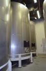 Used 15000 Gallon Douglas Brother 304 Stainless Steel Vertical Tank