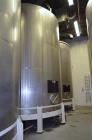 Used 15000 Gallon Douglas Brother 304 Stainless Steel Vertical Tank