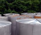 Used 15000 Gallon Douglas Brothers 304 Stainless Steel Vertical Tank