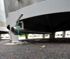 Used 16000 Gallon Douglas Brothers 304 Stainless Steel Vertical Tank