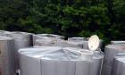 Used 15000 Gallon Douglas Brothers 304 Stainless Steel Vertical Tank