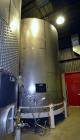 Used Douglas Brothers Tank, Approximate 16,000 Gallon, Stainless Steel, Vertica