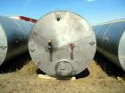 Used Eisenback 6,000 Gallon Stainless Steel Vertical Storage Tank. 304 stainless steel. Flat bottom, dished head, 6' 8