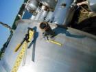 Used Eisenback 6,000 Gallon Stainless Steel Vertical Storage Tank. 304 stainless steel. Flat bottom, dished head, 6' 8