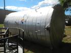 Used- 8,000 Gallon Stainless Steel  Enerfab Storage Tank