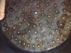 Used Enerfab Inc Vertical Tank, Approximately 7000 Gallons, Stainless Steel. Approximately 12 foot diameter x 6 foot straight side.  Dished heads. Internal rated 125 PSI at 100 Degrees F.  4 Steel le...
