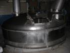 Used Bishopric Products Co (Enerfab Inc) 9000 Gallon Dimple Jacketed Mix Tank, 304 stainless steel. 12' diameter x 9'6