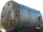 Used Evans & Sons Process Tank Company Tank, 12,000 gallon, 316 stainless steel, vertical. 132