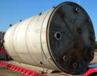 Used Evans & Sons Process Tank Company Tank, 12,000 gallon, 316 stainless steel, vertical. 132