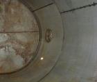 Used Evans & Sons Process Tank Company Tank, 12,000 gallon, 316 stainless steel, vertical. 132