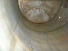 Used Evans & Sons Process Tank Company Tank, 12,000 gallon, 316 stainless steel, vertical. 132