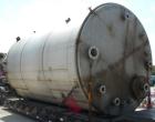 Used Evans & Sons Process Tank Company Tank, 12,000 Gallon, 316 Stainless Steel, Vertical. 132