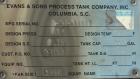 Used Evans & Sons Process Tank Company Tank, 12,000 Gallon, 316 Stainless Steel, Vertical. 132