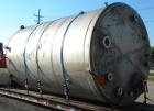 Used Evans & Sons Process Tank Company Tank, 12,000 Gallon, 316 Stainless Steel, Vertical. 132