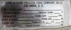 Used Tank, Evans & Sons Process Tank Co.  10,000 Gallon, 316 Stainless Steel