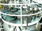 USED: Fabricated Products tank, 9000 gallon, 316L stainless steel, vertical. Approximately 10' diameter x 14' straight side, 2:1 elliptical top and bottom. Internal rated FV and 15 psi at 200 deg F. ...